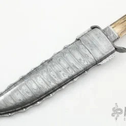 Pelican Cases Sole-Authorship Bowie Fighter W/ Damascus Sheath -Hand Tools Shop 1656343427 8735