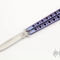 Pelican Cases Model 42A Balisong - Anodized Titanium