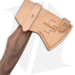 Boker Plus Appalachian Damascus Axe Walnut Wood (12" Damascus) -Hand Tools Shop Boker Plus Appalachian Damascus Axe Walnut Wood 12in Damascus BHQ 146741 td sheath
