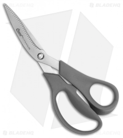 Clauss Snippets Shears Gray CL18045 Serrated Utility Scissors 1 Clauss Snippets Shears Gray CL18045 Serrated Utility Scissors