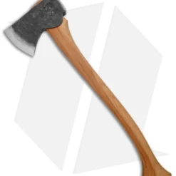 Conrad Blacksmithing 2.5lb Camp Axe Hickory Wood Handle (4.125" Polish S7) #18
