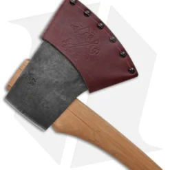 Conrad Blacksmithing 5lb Tassie Super Splitter Axe Hickory Handle (5.75" S7) #09 10 Conrad Blacksmithing 5lb Tassie Super Splitter Axe Hickory Handle (5.75" S7) #09 -Hand Tools Shop Conrad Blacksmithing 4.5lb Felling Axe Wood Handle Natural Finish BHQ 173709 jr sheath back