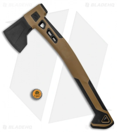 Gerber 15" Bushcraft Hatchet Axe Black/FDE GFN (5.5" Black) 31-003783 3 Gerber 15" Bushcraft Hatchet Axe Black/FDE GFN (5.5" Black) 31-003783 - Image 3