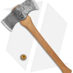 Hoffman Blacksmithing 19" Saddle Axe W/ Hickory Handle -Hand Tools Shop Hoffman Blacksmithing 15in Wasatch Hatchet Hickory Handle BHQ 68475 jr bottlecap
