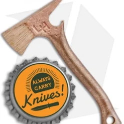 Hoffman Blacksmithing Mini Axe Bottle Opener - 954 Bronze Alloy -Hand Tools Shop Hoffman Blacksmithing Mini Axe Bottle Opener Bronze Alloy BHQ 51221 ns jr bottlecap