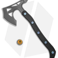 Jake Hoback Knives Ps2 Axe Carbon Fiber W/ Kydex Sheath (Blue Bolts + Gray) -Hand Tools Shop Jake Hoback Knives PS2 Axe CF Handle Kydex Sheath Blue Anodized Bolts BHQ 175494 jr bottlecap