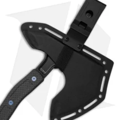 Jake Hoback Knives Ps2 Axe Carbon Fiber W/ Kydex Sheath (Blue Bolts + Black SW) -Hand Tools Shop Jake Hoback Knives PS2 Axe CF Handle Kydex Sheath Blue Anodized Bolts Black SW BHQ 175496 jr sheath