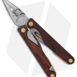 Leatherman Charge Plus Damascus/Wood Multi Tool W/ Nylon Sheath (18-in-1) 832785 -Hand Tools Shop Leatherman Charge Plus Wood Damascus CF 832825 BHQ 105665 jr closed