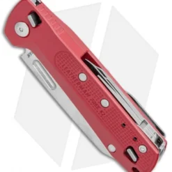 Leatherman Free K2 Multi-Purpose 7-in-1 Folding Knife Crimson (3.3" Satin) -Hand Tools Shop Leatherman Free K2 Multi Purpose 7 in 1 Crimson Satin 832889 BHQ 112283 jr spine