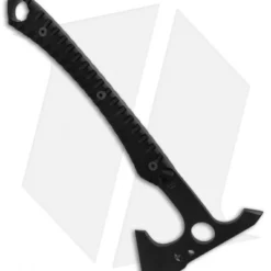 Spyderco Warrior Hawk 13.6" Tomahawk Axe Black G-10 W/ Boltaron Sheath H03 -Hand Tools Shop Spyderco Warrior Hawk Tomahawk Axe Black G10 Boltaron sheath BHQ 78716 er side