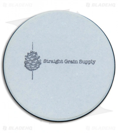 Straight Grain Supply Dual-Grit Round Sharpening Stone 240/400 1 Straight Grain Supply Dual-Grit Round Sharpening Stone 240/400