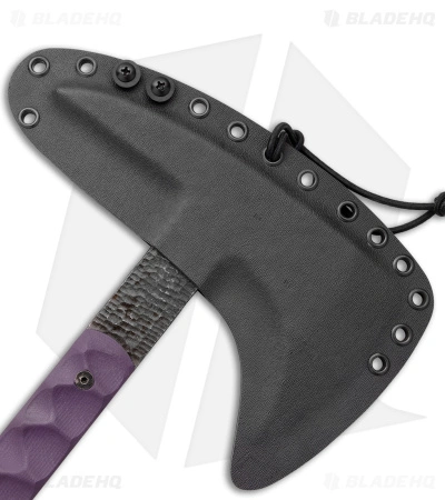 Stroup Knives Tomahawk Spike Purple G-10 W/ Kydex Sheath 3 Stroup Knives Tomahawk Spike Purple G-10 W/ Kydex Sheath - Image 3