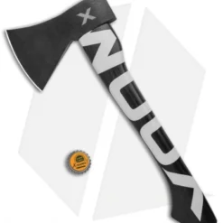 WOOX Volante Throwing Axe - Black/White Hickory -Hand Tools Shop WOOX AX Volante Throwing Axe BHQ 122046 jr bottlecap