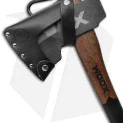 WOOX Forte-X Axe 28" - Hickory -Hand Tools Shop WOOX Forte X Hewing Axe 28in BHQ 125238 jr sheath