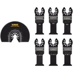 Oscillating Tool Attachments DEWALT Oscillating Blade Set (7-Piece)