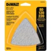 Oscillating Tool Attachments DEWALT Hook-and-Loop Triangle Sandpaper Assortment (12-Piece)