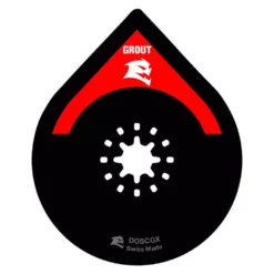 Oscillating Tool Attachments DIABLO 2-3/4 In. Starlock Carbide Grit Oscillating Blade For Grout And Mortar