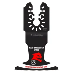 Oscillating Tool Attachments DIABLO 2-1/2 In. Universal Fit Bi-Metal Oscillating Blade For Nail-Embedded Wood