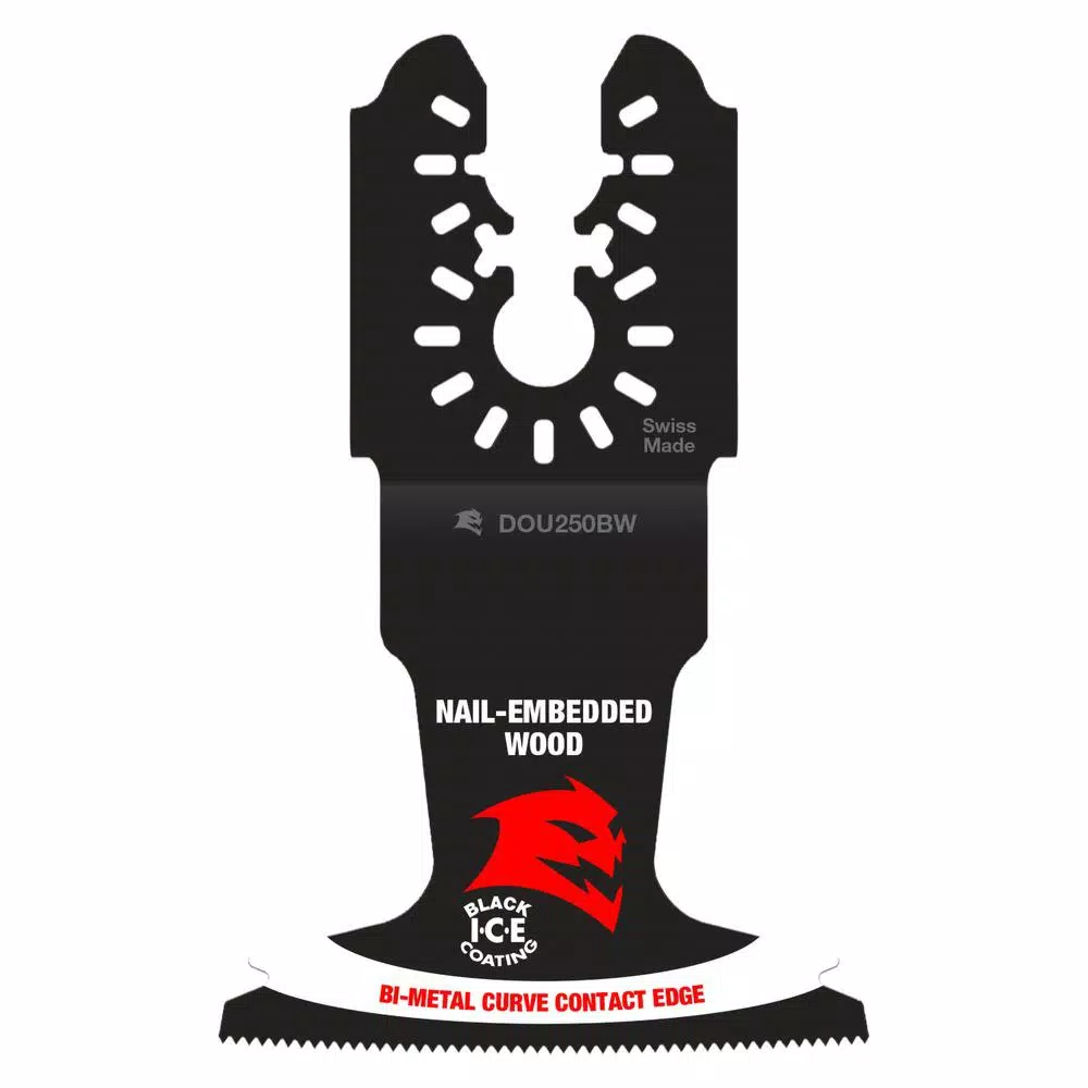 Oscillating Tool Attachments DIABLO 2-1/2 In. Universal Fit Bi-Metal Oscillating Blade For Nail-Embedded Wood 1 Oscillating Tool Attachments DIABLO 2-1/2 In. Universal Fit Bi-Metal Oscillating Blade For Nail-Embedded Wood