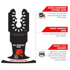 Oscillating Tool Attachments DIABLO 2-1/2 In. Universal Fit Bi-Metal Oscillating Blades For Nail-Embedded Wood (3-Pack) 6 Oscillating Tool Attachments DIABLO 2-1/2 In. Universal Fit Bi-Metal Oscillating Blades For Nail-Embedded Wood (3-Pack) -Hand Tools Shop diablo oscillating tool attachments dou250bw3 c3 1000