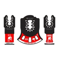 Oscillating Tool Attachments DIABLO Universal Fit Carbide Oscillating Blade Set (3-Piece)