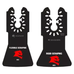 Oscillating Tool Attachments DIABLO Universal Fit High Carbon Steel Oscillating Scraper Set For Adhesive Removal