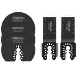 Oscillating Tool Attachments Dremel Multi-Max Oscillating Tool Cutting And Variety Accessory Kit For Wood Metal And Drywall (5-Pieces)