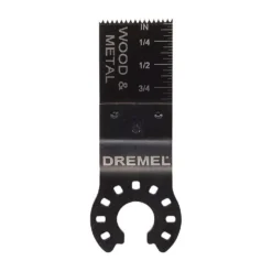 Oscillating Tool Attachments Dremel Multi-Max Oscillating Tool 3/4 In. Flush Cut Blade For Wood, Metal, Plastic, And Drywall