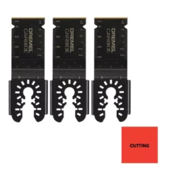 Oscillating Tool Attachments Dremel Multi-Max 1-1/2 In. Oscillating Tool Universal Carbide Flush Cutting Blades For Wood, Metal, And Cement (3-Pack) -Hand Tools Shop dremel oscillating tool attachments mm485bu 40 1000