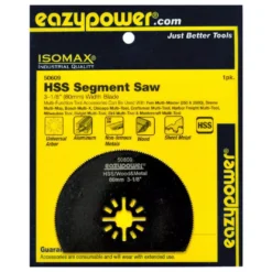 Oscillating Tool Attachments Eazypower 3–1/8 In./80 Mm High Speed Steel Segment Saw