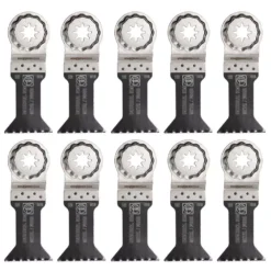 Oscillating Tool Attachments FEIN 1-3/4 In. E-Cut Universal Saw Blade Starlock Plus (10-Pack)