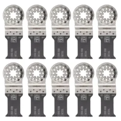 Oscillating Tool Attachments FEIN 1-3/16 In. E-Cut Fine Saw Blade Starlock (10-Pack)