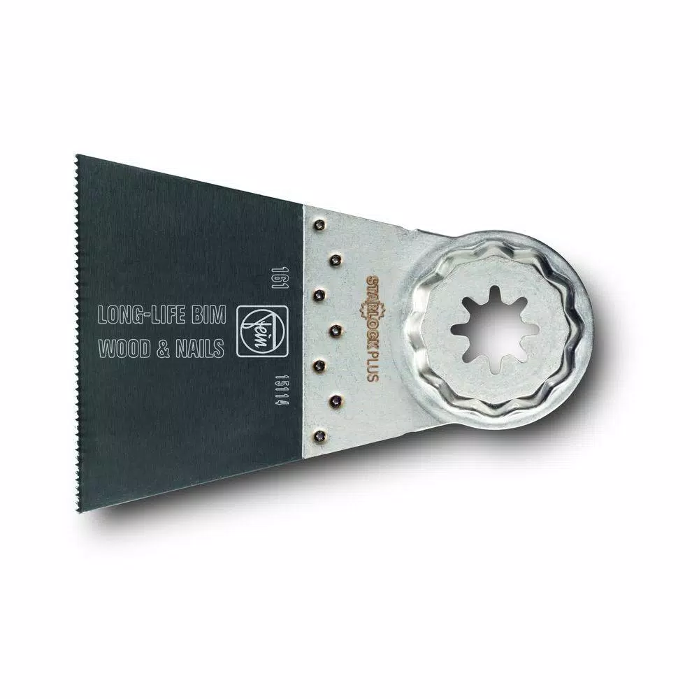 Oscillating Tool Attachments FEIN 2-9/16 In. E-Cut Long-Life Saw Blade Starlock Plus 1 Oscillating Tool Attachments FEIN 2-9/16 In. E-Cut Long-Life Saw Blade Starlock Plus