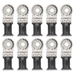 Oscillating Tool Attachments FEIN 1-3/8 In. E-Cut Standard Saw Blade Starlock (10-Pack)