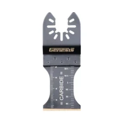 Oscillating Tool Attachments Genesis Universal 1-3/8 In. Quick-Fit Carbide Oscillating Multi-Tool Quick-Release Carbide Flush Cut Blade