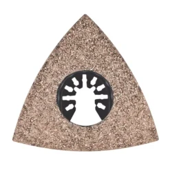 Oscillating Tool Attachments Genesis Universal 3-1/8 In. Quick-Fit Triangular Carbide Grit Oscillating Quick-Release Rasp