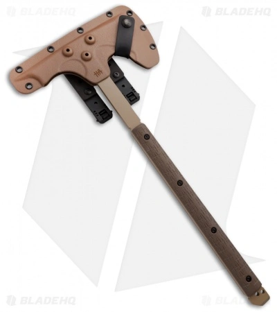 Hardcore Hardware Australia Hardcore Hardware BFT01-G Tactical Tomahawk Axe Desert Tan G10 2 Hardcore Hardware Australia Hardcore Hardware BFT01-G Tactical Tomahawk Axe Desert Tan G10 - Image 2