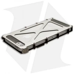 CRKT INoxCase Stainless Steel IPhone 5 Case 180Â° Cover INOX5S -Hand Tools Shop inox inoxcase iphone5 stainless steel satin 180 inox5s back