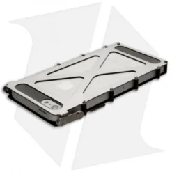 CRKT INoxCase Stainless Steel IPhone 5 Case 360Â° Cover INOX5SX -Hand Tools Shop inox inoxcase iphone5 stainless steel satin 360 inox5sx back