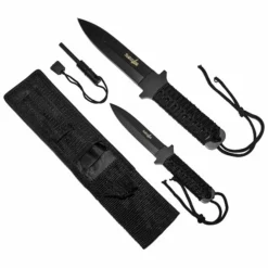 Trademark Global Trademark Whetstone™ Survivor Fire Starter Survival Knife Set