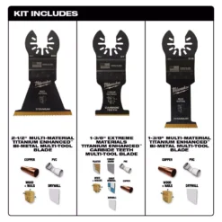 Oscillating Tool Attachments Milwaukee Oscillating Multi-Material Cutting Multi-Tool Blade Kit (3-Piece) -Hand Tools Shop milwaukee oscillating tool attachments 49 10 9005 40 1000