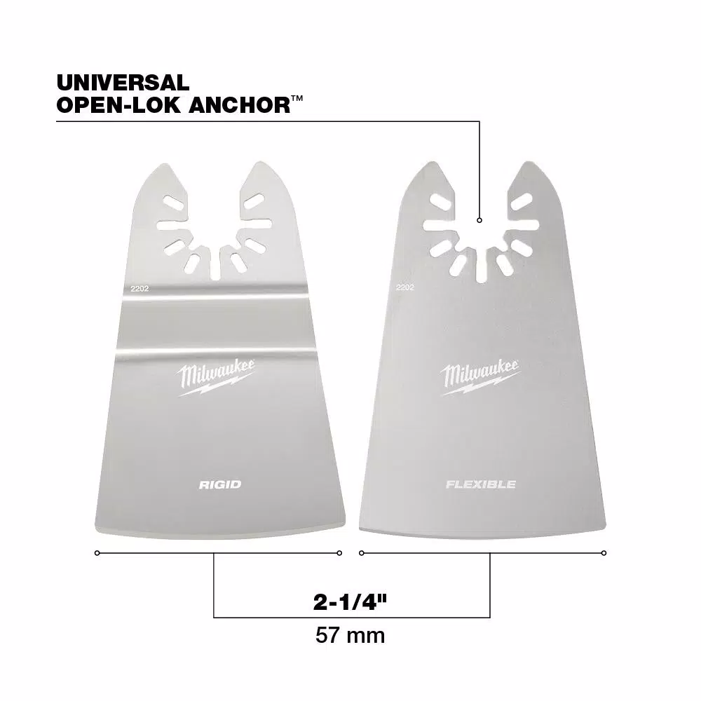 Oscillating Tool Attachments Milwaukee Oscillating Multi-Tool Blade Starter Kit With Specialty Sealant Removal & Scraper Blades (13-Piece) 5 Oscillating Tool Attachments Milwaukee Oscillating Multi-Tool Blade Starter Kit With Specialty Sealant Removal & Scraper Blades (13-Piece) - Image 5