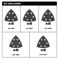 Oscillating Tool Attachments Milwaukee Oscillating Multi-Tool Blade Starter Kit With 3-1/2 In. Triangle Sandpaper Variety Pack (36-Piece) -Hand Tools Shop milwaukee oscillating tool attachments 49 10 9113 49 25 2202 49 25 2025 a0 1000