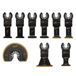 Oscillating Tool Attachments Milwaukee Oscillating Multi-Tool Blade Kit (9-Piece)