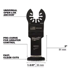 Oscillating Tool Attachments Milwaukee 1-3/8 In. High Carbon Steel Universal Fit Japanese Teeth Hardwood Cutting Oscillating Multi-Tool Blade (10-Pack) 10 Oscillating Tool Attachments Milwaukee 1-3/8 In. High Carbon Steel Universal Fit Japanese Teeth Hardwood Cutting Oscillating Multi-Tool Blade (10-Pack) -Hand Tools Shop milwaukee oscillating tool attachments 49 25 1139 40 1000