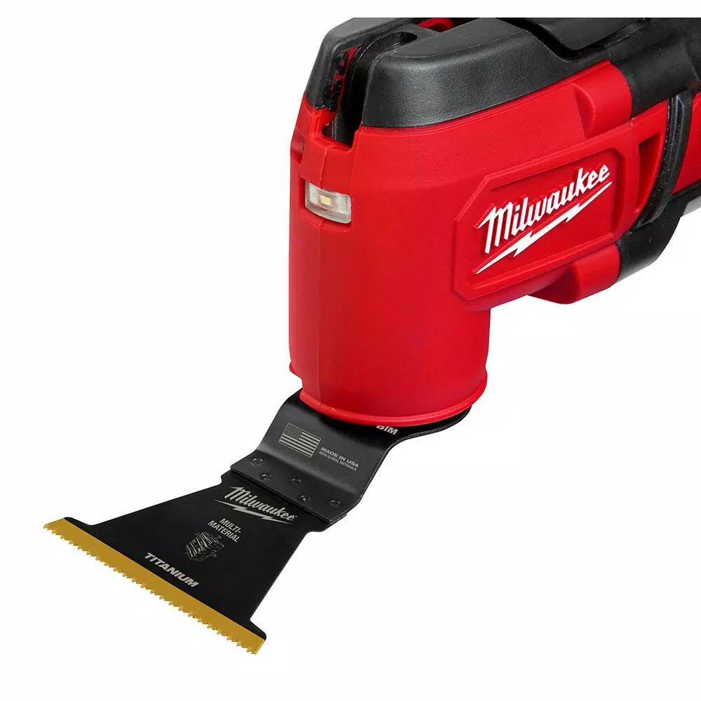 Oscillating Tool Attachments Milwaukee 2-1/2 In. Titanium Bi-Metal Universal Fit Wood And Metal Cutting Oscillating Multi-Tool Blade (1-Pack) 5 Oscillating Tool Attachments Milwaukee 2-1/2 In. Titanium Bi-Metal Universal Fit Wood And Metal Cutting Oscillating Multi-Tool Blade (1-Pack) - Image 5