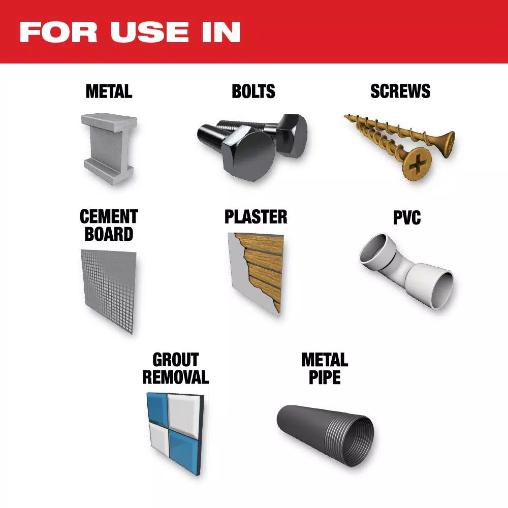 Oscillating Tool Attachments Milwaukee 1-3/8 In. Carbide Universal Fit Extreme Metal Cutting Oscillating Multi-Tool Blade (1-Pack) 2 Oscillating Tool Attachments Milwaukee 1-3/8 In. Carbide Universal Fit Extreme Metal Cutting Oscillating Multi-Tool Blade (1-Pack) - Image 2