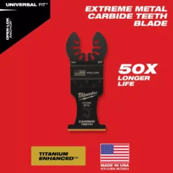 Oscillating Tool Attachments Milwaukee 1-3/8 In. Carbide Universal Fit Extreme Metal Cutting Oscillating Multi-Tool Blade (3-Pack) -Hand Tools Shop milwaukee oscillating tool attachments 49 25 1503 a0 1000