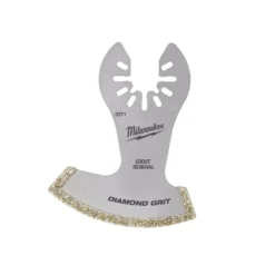 Oscillating Tool Attachments Milwaukee 2-1/2 In. Stainless Steel Universal Fit Diamond Grit Segment Boot Oscillating Multi-Tool Blade (1-Piece)