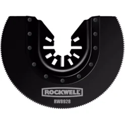 Oscillating Tool Attachments Rockwell Sonicrafter 3-1/8 In. HSS Semicircle Saw Blade (3-Pack)